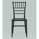 Стул Chiavari пластик черный варинант исполнения - 4 | Loft Concept в Барнауле