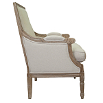 Кресло William Classical Armchair beige flax варинант исполнения - 1 | Loft Concept в Барнауле