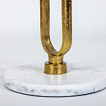 Кофейный столик с белой мраморной столешницей Clipper варинант исполнения - 3 | Loft Concept в Барнауле