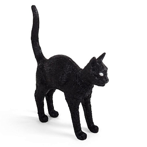 Лампа Seletti Jobby The Cat Black