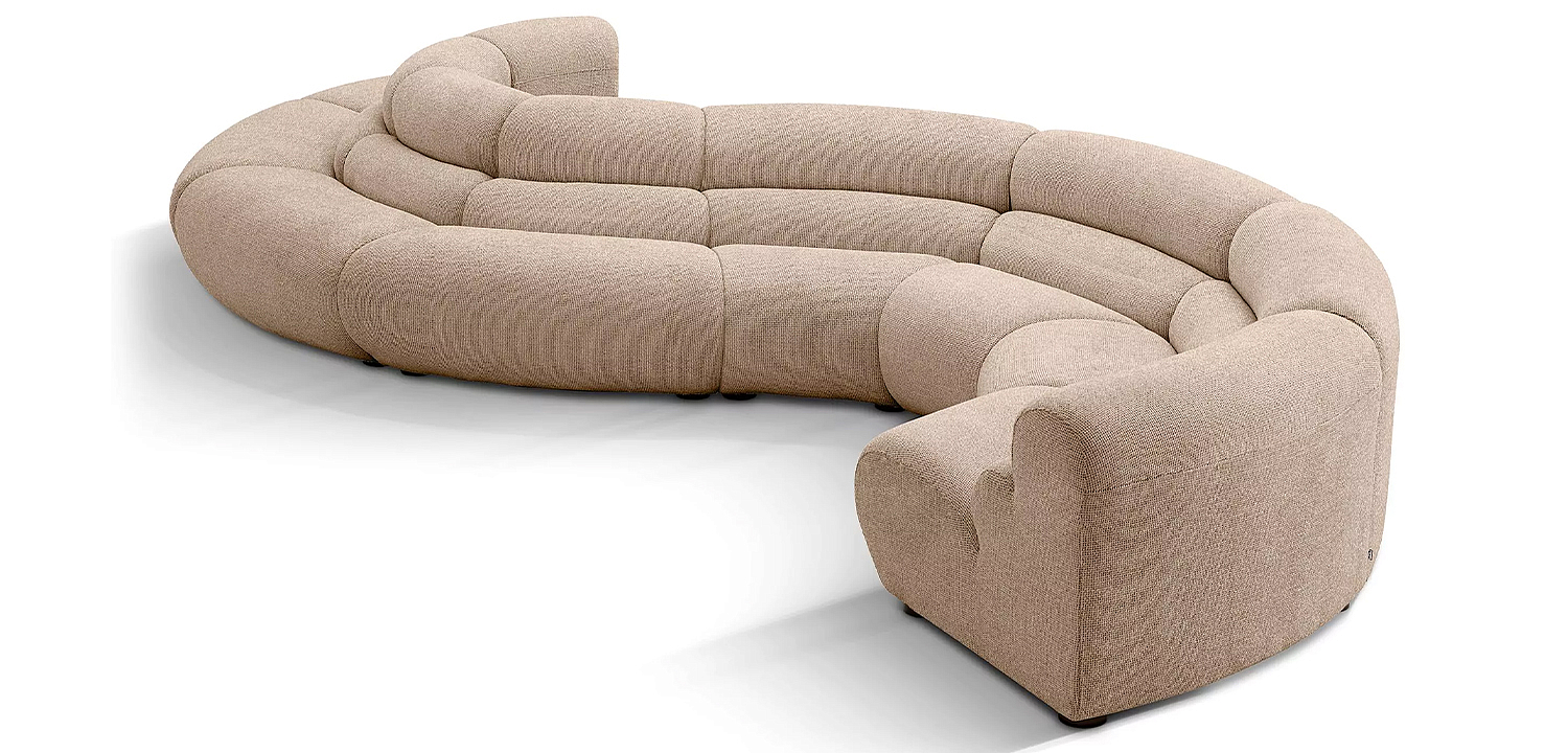 Модульный диван Eichholtz Sofa Lindau Outside Corner Sand Модульный диван Eichholtz Sofa Lindau Outside Corner Sand - Loft-Concept в Барнауле