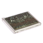 Портсигар с газовой зажигалкой из натурального камня Серафинит Stone Cigarettes Cases варинант исполнения - 2 | Loft Concept в Барнауле