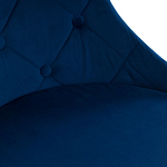 Стул в темно-синей велюровой обивке Ward Dark Blue Velour Chair варинант исполнения - 5 | Loft Concept в Барнауле