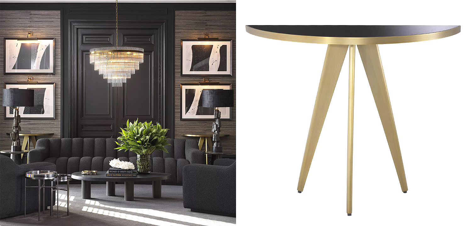 Консоль Eichholtz Console Table Aston Brass Консоль Eichholtz Console Table Aston Brass - Loft-Concept в Барнауле