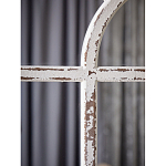 Зеркало-окно с эффектом старения в венецианском стиле Venetian White Mirror варинант исполнения - 6 | Loft Concept в Барнауле