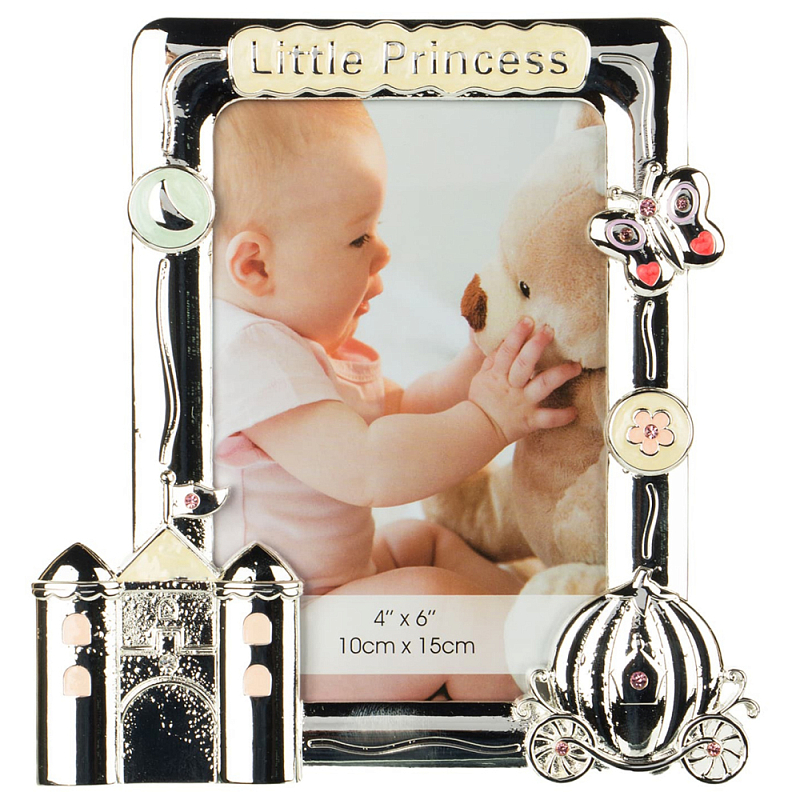 Фоторамка детская Childhood Corner Little Princess Серебряный Фоторамка детская Childhood Corner Little Princess Серебряный в Барнауле | Loft Concept