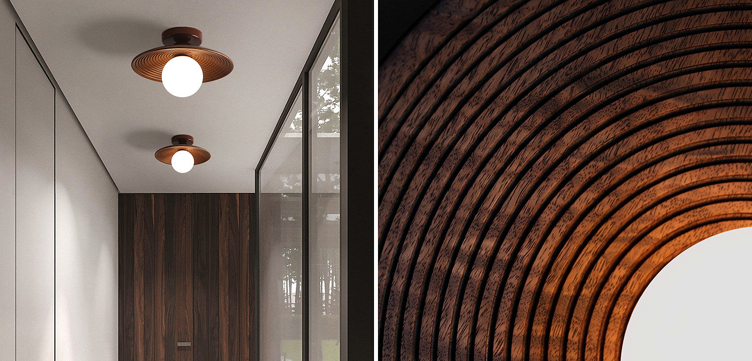 Потолочный светильник Ogata Wooden Light Потолочный светильник Ogata Wooden Light - Loft-Concept в Барнауле
