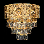 Бра с каскадом из прозрачного хрусталя Constant Sparks варинант исполнения - 4 | Loft Concept в Барнауле