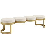 Дизайнерская Банкетка Leola латунь  варинант исполнения - 1 | Loft Concept в Барнауле