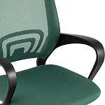 Офисное кресло с основанием из черного пластика Desk chairs Green варинант исполнения - 6 | Loft Concept в Барнауле