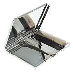 Портсигар на 10 сигарет с газовой зажигалкой из натурального камня Актиновит Stone Cigarettes Cases варинант исполнения - 2 | Loft Concept в Барнауле