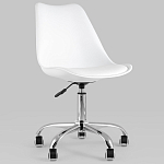 Офисный стул на металлическом основании EGGERY White варинант исполнения - 2 | Loft Concept в Барнауле