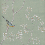 Обои ручная роспись Badminton Mercury Grey варинант исполнения - 1 | Loft Concept в Барнауле