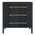 Комод Primo с 3 выдвижными ящиками Черный дуб варинант исполнения - 7 | Loft Concept в Барнауле