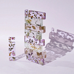 Подставка для телефона из эпоксидной смолы с цветами розовая Epoxy Flowers Phone Stand Pink варинант исполнения - 4 | Loft Concept в Барнауле