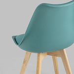 Стул с основой из пластика и мягким сиденьем Arvika Azure варинант исполнения - 6 | Loft Concept в Барнауле