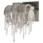 Бра с перфорированными металлическими дугами и цепочками 22 см Atlantis Chain варинант исполнения - 11 | Loft Concept в Барнауле