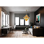 Люстра с каскадом из разноцветных круглых подвесов Key Lustar варинант исполнения - 2 | Loft Concept в Барнауле