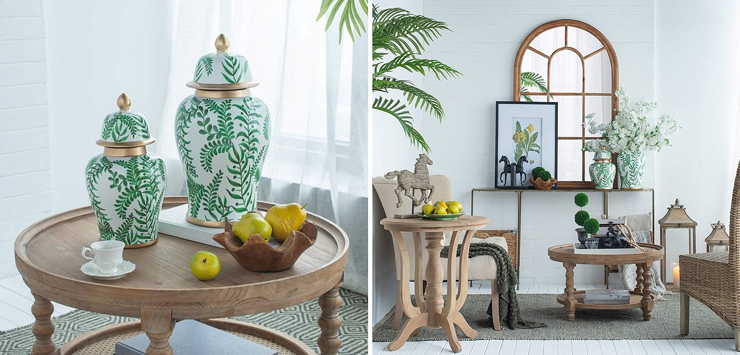 Ваза с крышкой Green Plant Vase Ваза с крышкой Green Plant Vase - Loft-Concept в Барнауле