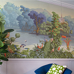 Обои ручная роспись Le Brésil Eden варинант исполнения - 3 | Loft Concept в Барнауле