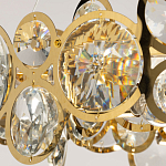 Люстра подвесная из золотых колец 57 см Golden Circles варинант исполнения - 6 | Loft Concept в Барнауле