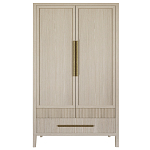 Шкаф платяной Primo с выдвижными ящиками шпон Черный дуб варинант исполнения - 1 | Loft Concept в Барнауле