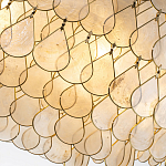 Люстра многоярусная с декором из натуральной морской ракушки Iridescent Light варинант исполнения - 5 | Loft Concept в Барнауле