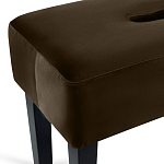 Мягкий  пуф на черных ножках Winton Pouf варинант исполнения - 12 | Loft Concept в Барнауле