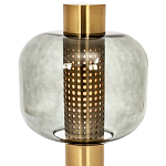 Настольная лампа со стеклянным плафоном Elario Metal Glass Table Lamp варинант исполнения - 2 | Loft Concept в Барнауле