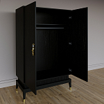 Платяной шкаф Elsa Dreams Black с 2-мя фасадами варинант исполнения - 1 | Loft Concept в Барнауле