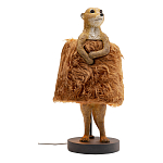 Настольная лампа Цурикат плафон из меха варинант исполнения - 1 | Loft Concept в Барнауле