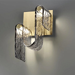 Бра волнистой формы из фактурного стекла Wave варинант исполнения - 3 | Loft Concept в Барнауле