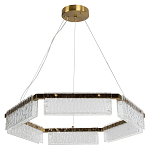 Светодиодная люстра с рельефным стеклом ICE GLASS 70 варинант исполнения - 2 | Loft Concept в Барнауле