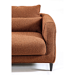 Диван в гостиную Portree Sofa Терракотовый букле варинант исполнения - 5 | Loft Concept в Барнауле