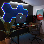 Гипсовая 3D панель с принтографией PM-52 варинант исполнения - 1 | Loft Concept в Барнауле