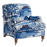 Кресло Trumann Club Chair Blue Landscape синий пейзаж варинант исполнения - 1 | Loft Concept в Барнауле