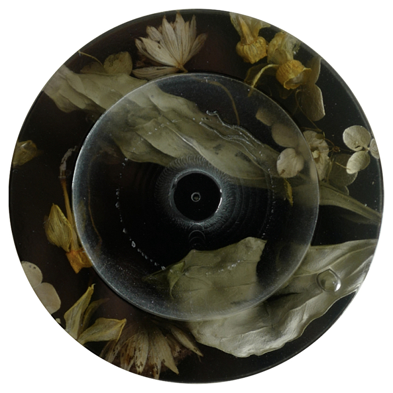 Круглая подставка под благовония из эпоксидной смолы с цветами черная Epoxy Resin Flowers Incense Stand Black Черный Круглая подставка под благовония из эпоксидной смолы с цветами черная Epoxy Resin Flowers Incense Stand Black Черный в Барнауле | Loft Concept