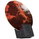 Настольное дизайнерское зеркало Poltronova Vanitas Nero Marquina Mirror and Photo Holder варинант исполнения - 1 | Loft Concept в Барнауле