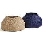 Корзина синяя Elewisa Wicker Basket варинант исполнения - 4 | Loft Concept в Барнауле