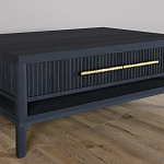 Кофейный стол Primo с двумя ящиками Черный дуб варинант исполнения - 4 | Loft Concept в Барнауле