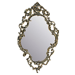 Зеркало настенное в бронзовой раме Majestic Gold Mirrors  варинант исполнения - 1 | Loft Concept в Барнауле