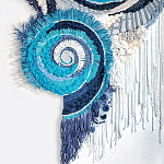 Текстильный Арт-объект ручной работы Galaxy варинант исполнения - 1 | Loft Concept в Барнауле