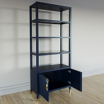 Стеллаж со стеклянными полками Elsa Dreams Blue варинант исполнения - 3 | Loft Concept в Барнауле