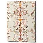 Постер на холсте с изображением ангела и растительных орнаментов Raffael Angel Poster варинант исполнения - 2 | Loft Concept в Барнауле