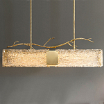 Люстра прямоугольная из фактурного стекла Chandelier Beam варинант исполнения - 5 | Loft Concept в Барнауле