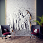 Барельеф ELEPHANTS варинант исполнения - 2 | Loft Concept в Барнауле
