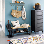 Комод узкий с 5-ю ящиками серый Silva Grey Chest of Drawers варинант исполнения - 6 | Loft Concept в Барнауле