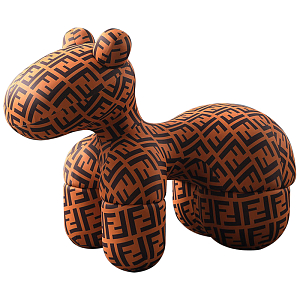 Детское дизайнерское кресло Pony Chair Fendi Orange