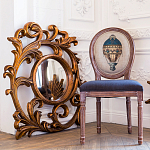 Зеркало настенное с рамой цвета античная бронза Classic Ornament Mirror варинант исполнения - 3 | Loft Concept в Барнауле