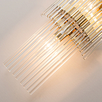 Бра с золотистым основанием и прозрачными трубками Nembus варинант исполнения - 4 | Loft Concept в Барнауле